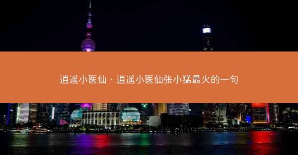 逍遥小医仙、逍遥小医仙张小猛最火的一句
