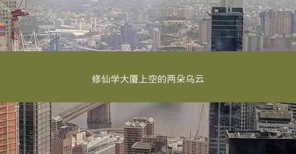 修仙学大厦上空的两朵乌云 修仙学大厦上空的两朵乌云