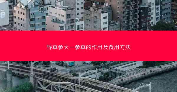 野草参天—参草的作用及食用方法
