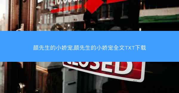 颜先生的小娇宠,颜先生的小娇宠全文TXT下载