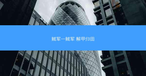 贼军—贼军 解甲归田