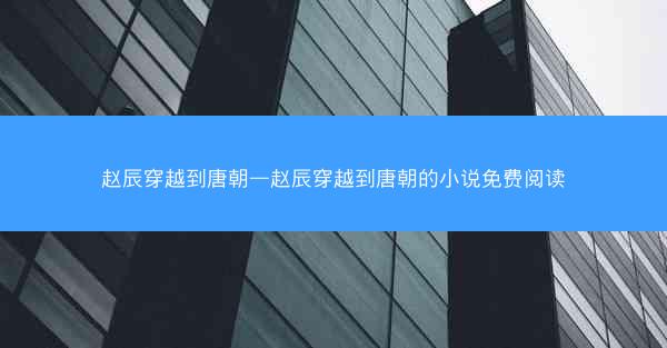 赵辰穿越到唐朝—赵辰穿越到唐朝的小说免费阅读