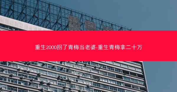 重生2000拐了青梅当老婆-重生青梅拿二十万