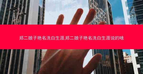 郑二娘子艳名洗白生涯,郑二娘子艳名洗白生涯说的啥