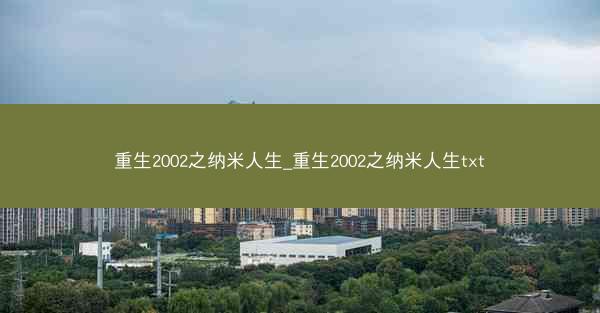 重生2002之纳米人生_重生2002之纳米人生txt