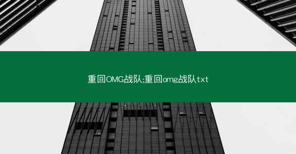 重回OMG战队;重回omg战队txt