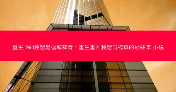 重生1993我爸是返城知青、重生重回我爸当校草的那些年 小说