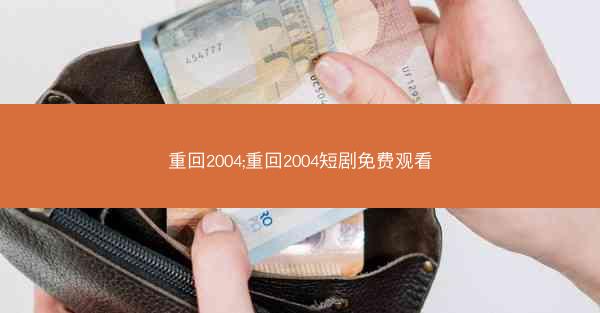 重回2004;重回2004短剧免费观看