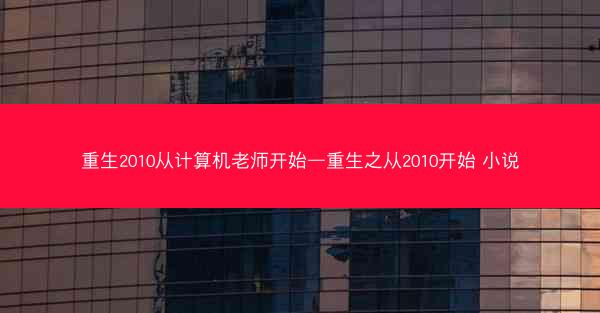 重生2010从计算机老师开始—重生之从2010开始 小说