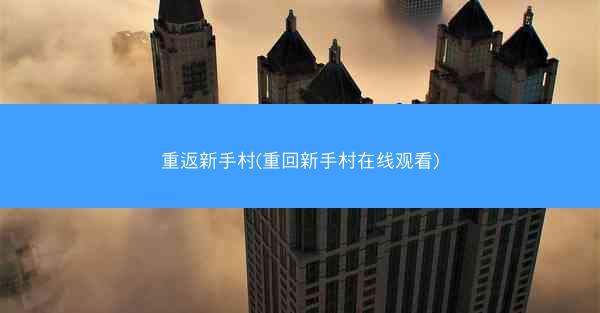 重返新手村(重回新手村在线观看)