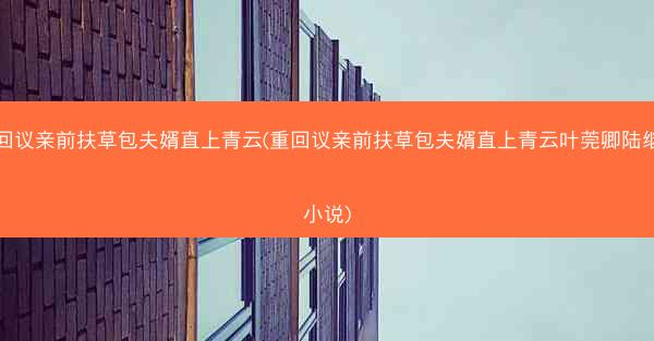 重回议亲前扶草包夫婿直上青云(重回议亲前扶草包夫婿直上青云叶莞卿陆继廉小说)